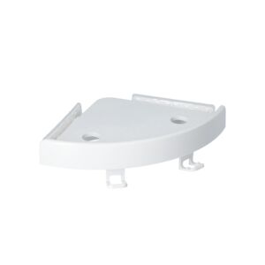 CORNER SHELF WALL TYPE PLASTIC WHITE CORNER SHELF WALL TYPE PLASTIC WHITE